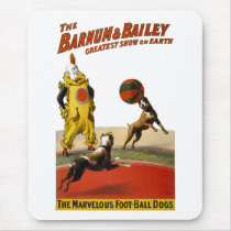 Barnum and Bailey: Football Dogs mousepads