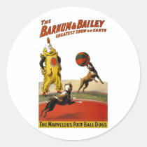Barnum and Bailey: Football Dogs stickers