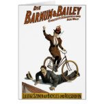 Barnum and Bailey: German Acrobats Greeting Card