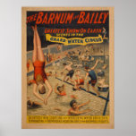 Barnum and Bailey Grand Water Circus Poster posters