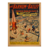 Barnum and Bailey Grand Water Circus Poster posters