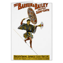 Barnum and Bailey: Japanese Tight-rope Walker cards