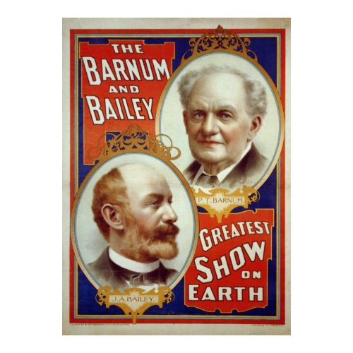 Barnum and Bailey Print or Poster print