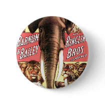 Barnum & Bailey and Ringling Bros Combined - Eleph Pinback Buttons