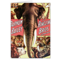 Barnum & Bailey and Ringling Bros Combined - Eleph Cards