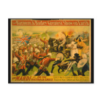 Barnum & Bailey Circus Poster postcards by ZephyrusBooks Barnum & Bailey Circus Poster postcards