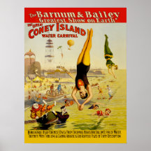Barnum & Bailey Coney Island Poster