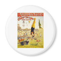 Barnum & Bailey Coney Island Water Carnival Magnet