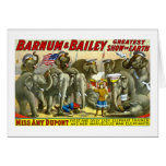 Barnum & Bailey - Elephants Greeting Card