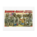 Barnum & Bailey - Elephants - Vintage Ad postcards by scenesfromthepast Barnum & Bailey - Elephants - Vintage Ad postcards