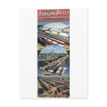 Barnum & Bailey Les Grandes Tentes French Advertis Postcard