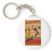 Barnum & Bailey Marvelous Foot-ball Dogs Keychain