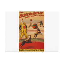 Barnum & Bailey Marvelous Foot-ball Dogs Post Cards
