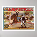 Barnum & Bailey Smallest Rider Advertisement Print
