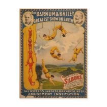 Barnum & Bailey / Trapeze Artists postcards
