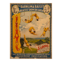 Barnum & Bailey / Trapeze Artists posters by CircusArt Barnum & Bailey / Trapeze Artists posters