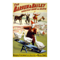 Barnum & Bailey - Wonderful Performing Geese posters