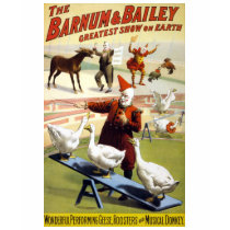 Barnum & Bailey - Wonderful Performing Geese t-shirts by tartanphoenix Barnum & Bailey - Wonderful Performing Geese t-shirts
