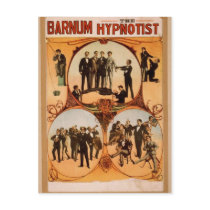 Barnum, 'The Hypnotist' Retro Theater Postcard