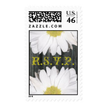 Barnwood & Daisy RSVP Postage Stamp