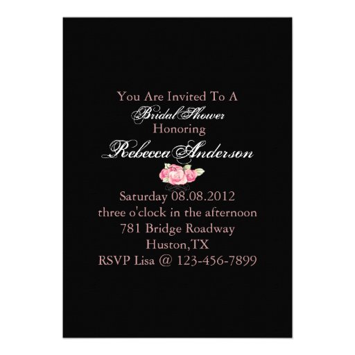 barnwood purple chandelier vintage bridal shower invitations
