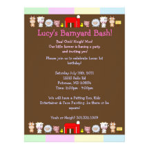 Barnyard Bash Custom Invite