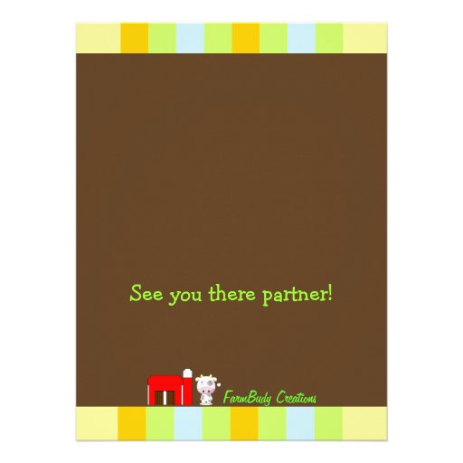 Barnyard Bash Invites