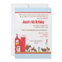 Barnyard Birthday Invitation invitation