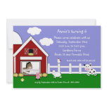 Barnyard Birthday Invitation