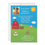 Barnyard Birthday Party Invitation