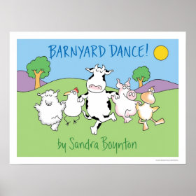 BARNYARD DANCE! poster by Sandra Boynton