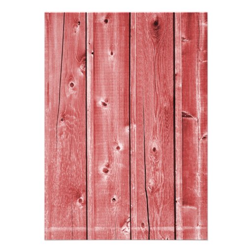 Barnyard Farm Animals Barnwood Birthday Invitation