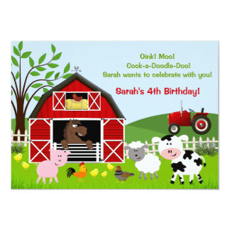 Barnyard Invitations &amp; Announcements | Zazzle