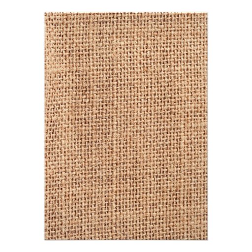 Barnyard Farm Animals Burlap Birthday Invitation