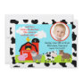 Barnyard Farm Animals Photo Birthday Invitations Barnyard Farm Animals Photo Birthday Invitations