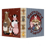Barnyard Friends Avery Binder