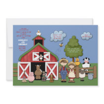 Barnyard Friends Invitation