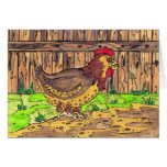Barnyard Hen Card