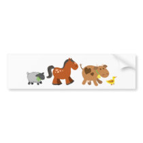 Barnyard Parade Bumper Sticker