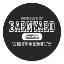 Barnyard Univeristy Dark stickers by universityshirts Barnyard Univeristy Dark stickers