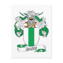 Baro Family Crest postcards