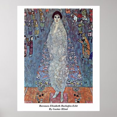 Baroness Elisabeth Bachofen-Echt By Gustav Klimt Posters by artpaintings