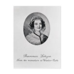 Baroness Louise Lehzen Post Card