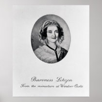 Baroness Louise Lehzen Poster