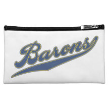 Barons Script Cosmetics Bags