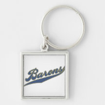 Barons Script Key Chain
