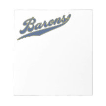 Barons Script Note Pads