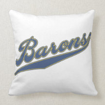 Barons Script Pillow