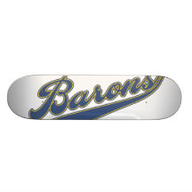 Barons Script Skate Deck