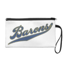 Barons Script Wristlet Clutches